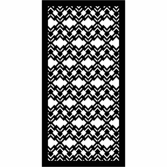 Abstract and Floral Decorative Privacy Screen Panels Doors or Fence-Free DXF files Cut Ready CNC Designs-dxfforcnc.com