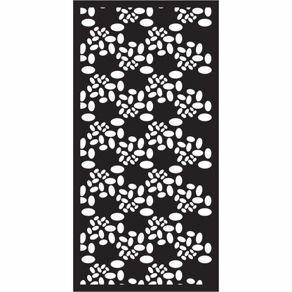 Abstract and Floral Decorative Privacy Screen Panels Doors or Fence-Free DXF files Cut Ready CNC Designs