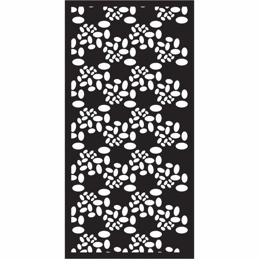 Abstract and Floral Decorative Privacy Screen Panels Doors or Fence-Free DXF files Cut Ready CNC Designs