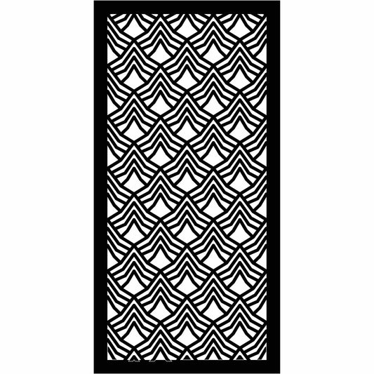 Abstract and Floral Decorative Privacy Screen Panels Doors or Fence-Free DXF files Cut Ready CNC Designs-dxfforcnc.com