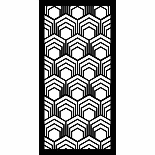 Abstract and Floral Decorative Privacy Screen Panels Doors or Fence-Free DXF files Cut Ready CNC Designs-dxfforcnc.com