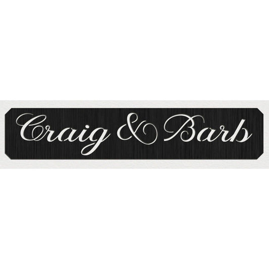 CRAIG & BARB Custom Name Insert-DXFforCNC.com-DXF Files cut ready cnc machines