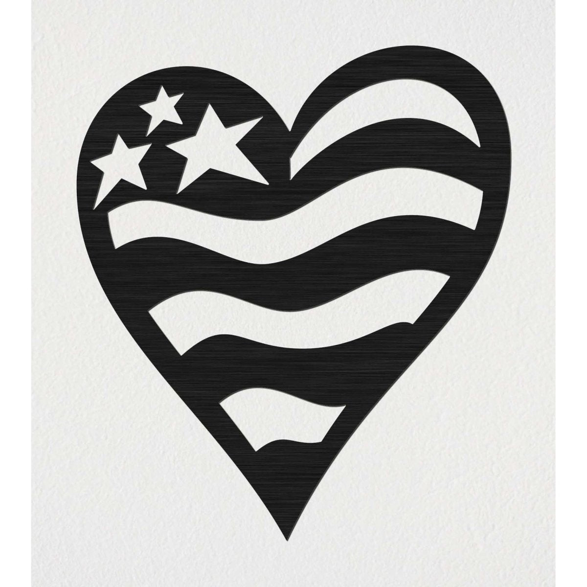 Free Heart of USA Flag-DXFforCNC.com-DXF Files cut ready cnc machines