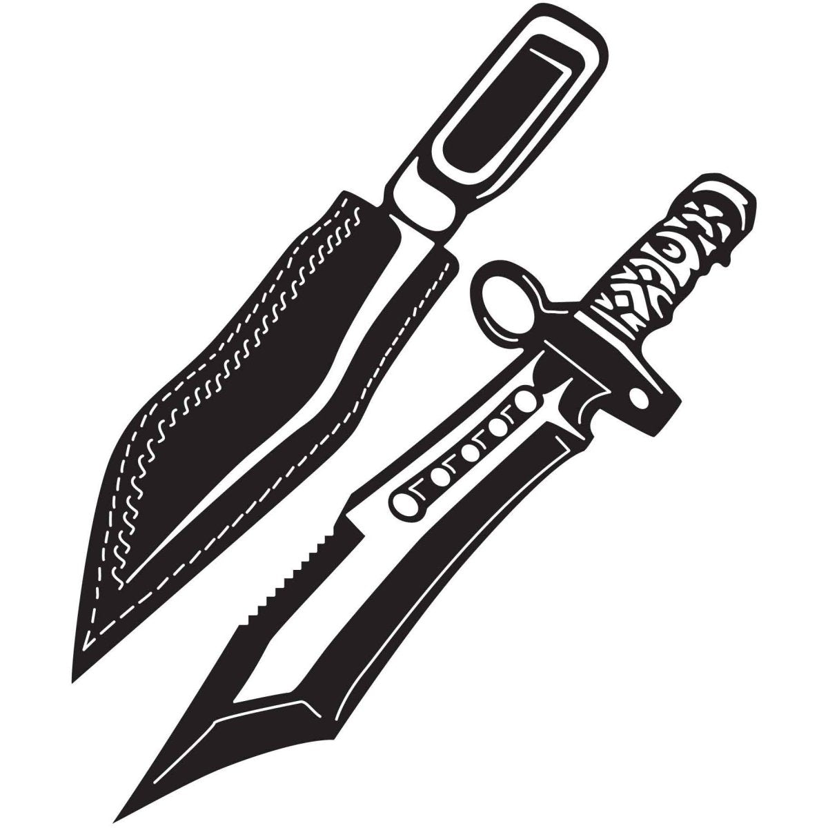 military bayonet and tactical knife 24