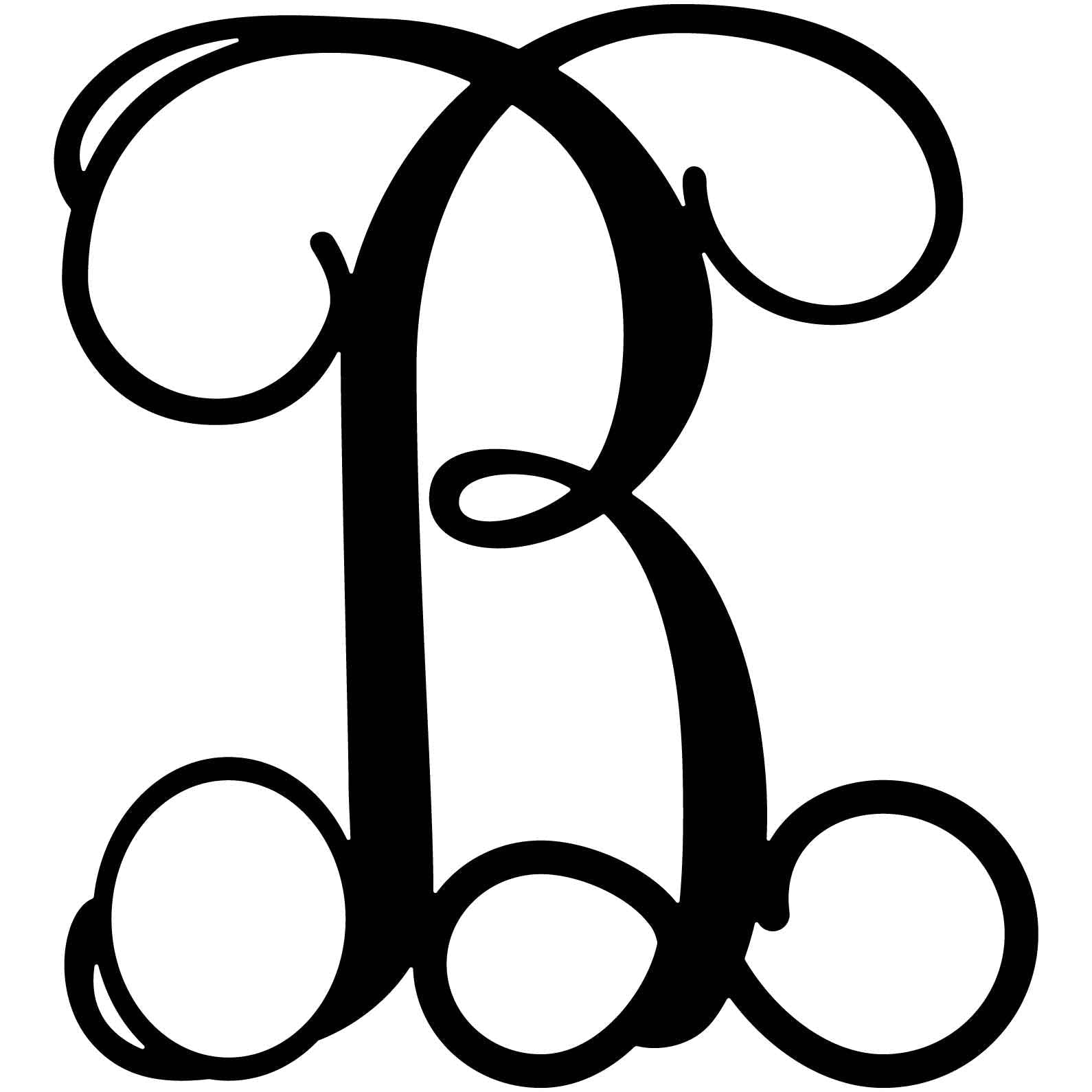 Letter B Ornament-dxf File Cut Ready For Cnc Machines-dxfforcnc.com ...