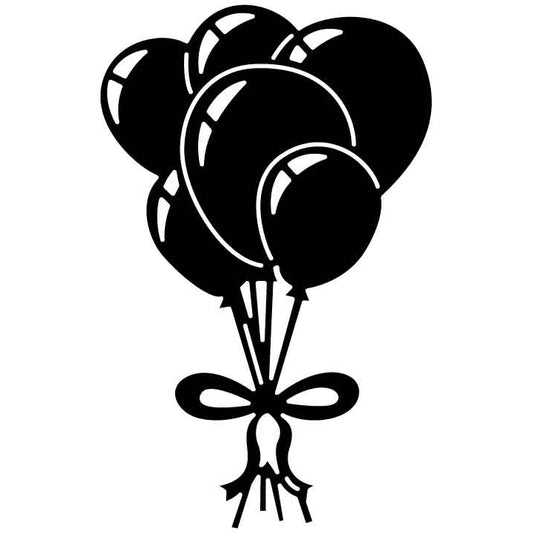 Balloon Celebration Free DXF File for CNC Machines-DXFforCNC.com