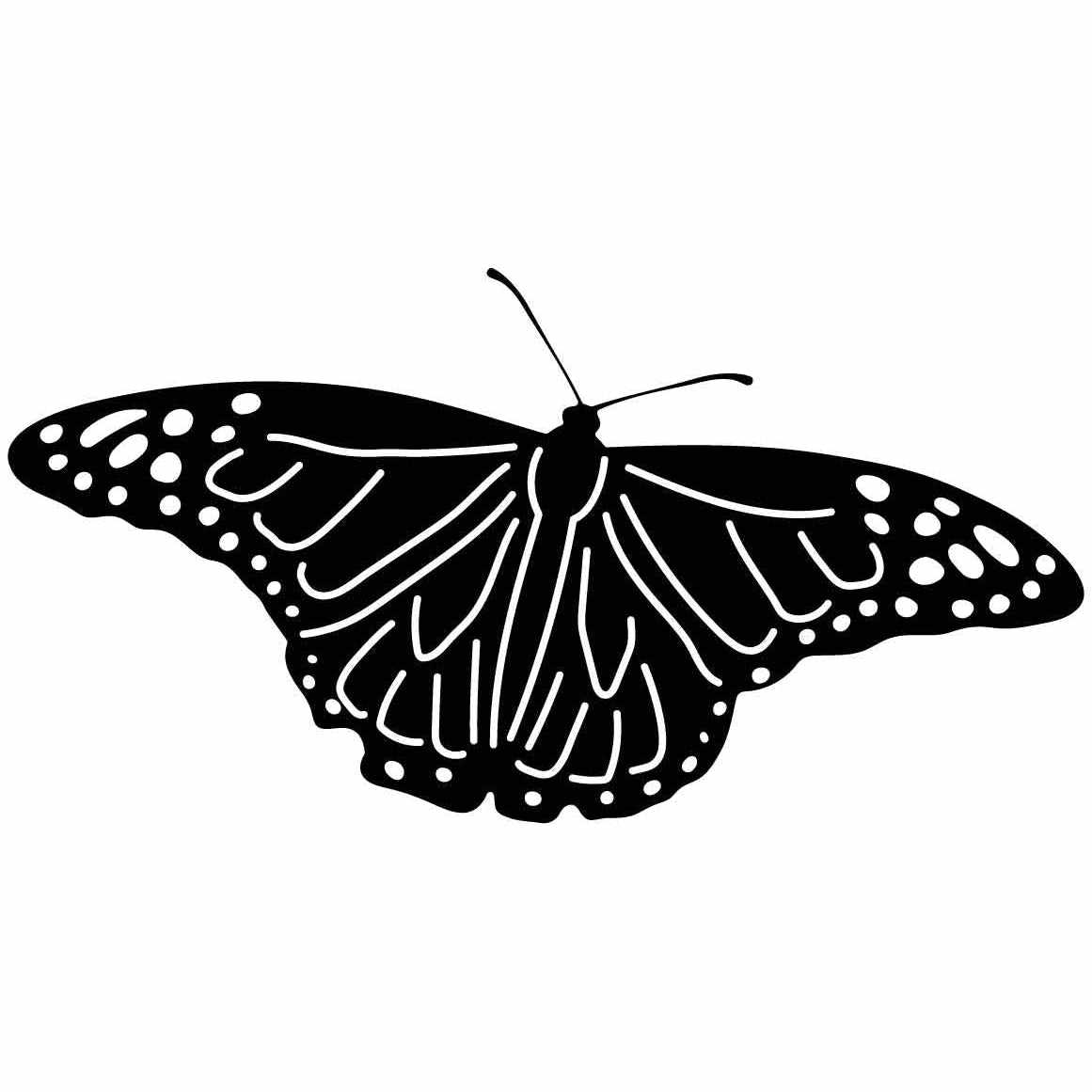 Butterfly Ornaments Décor FREE DXF File 49-DXFforCNC.com