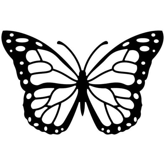 Butterfly (2) Free DXF File for CNC Machines-DXFforCNC.com