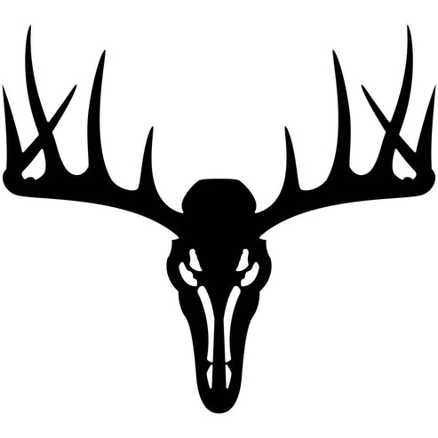 Deer Skull Head-DXF files cut ready for cnc machines-dxfforcnc.com ...