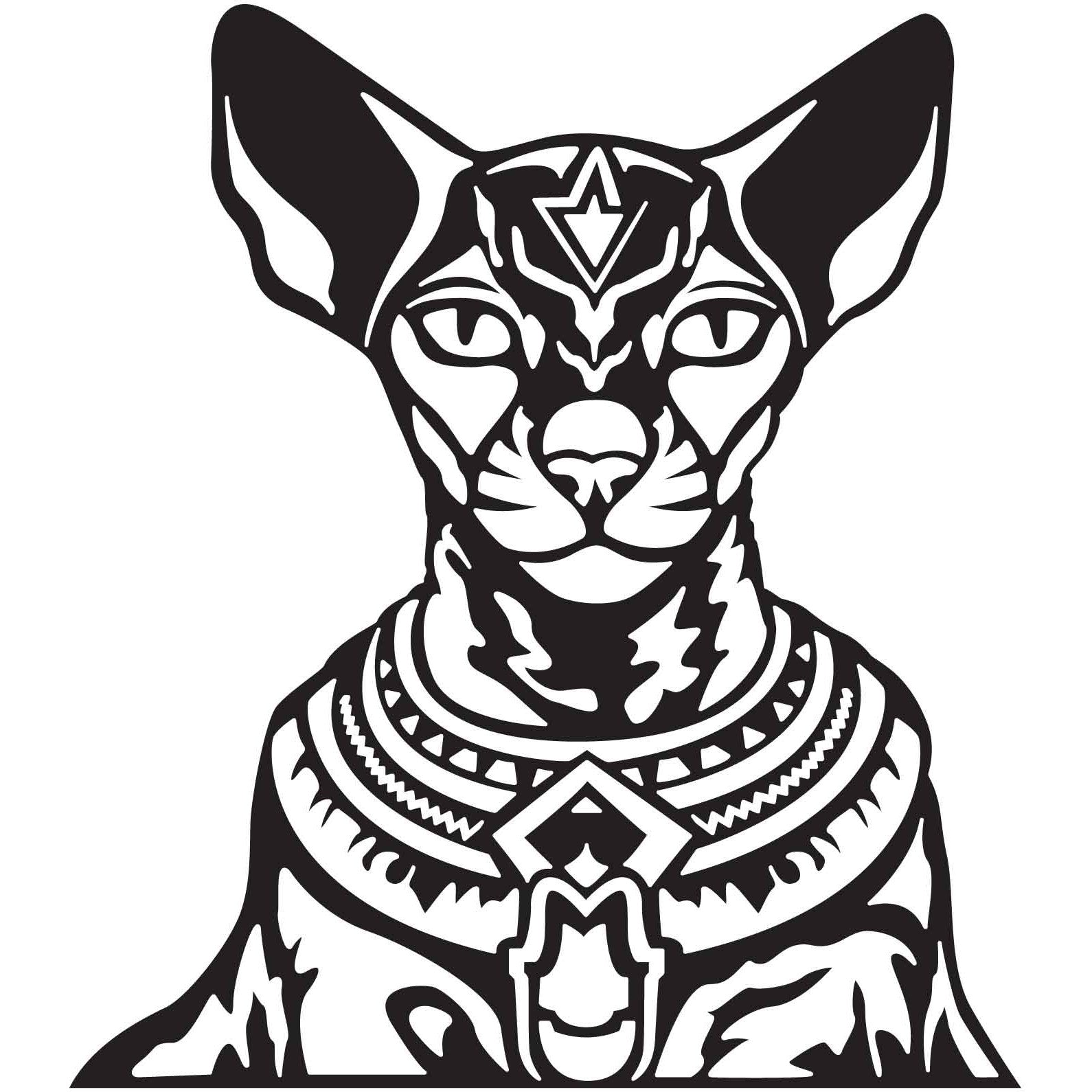 Egyptian Sphynx Cat 046