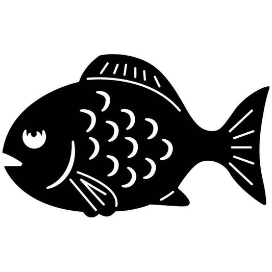 Fish Free DXF File for CNC Machines-DXFforCNC.com