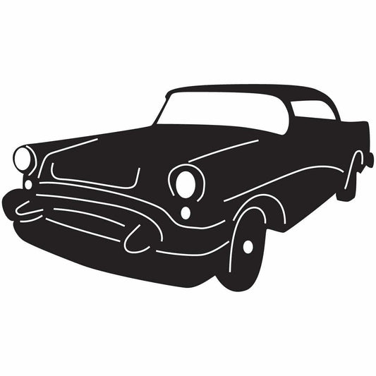 Hot Road Old Classic Car-Free DXF files Cut Ready CNC Designs-dxfforcnc.com