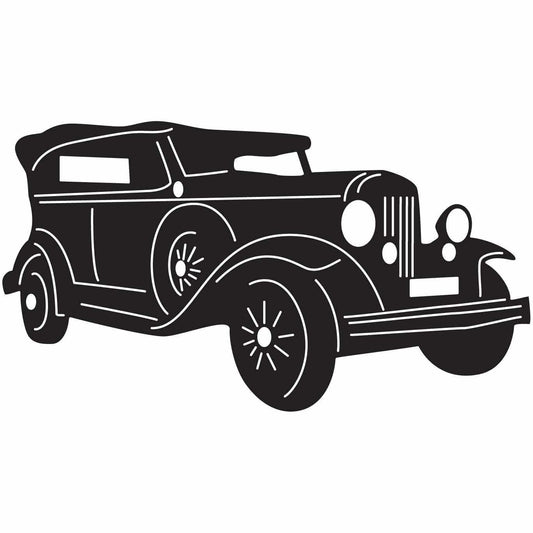 Hot Road Old Classic Car-Free DXF files Cut Ready CNC Designs-dxfforcnc.com