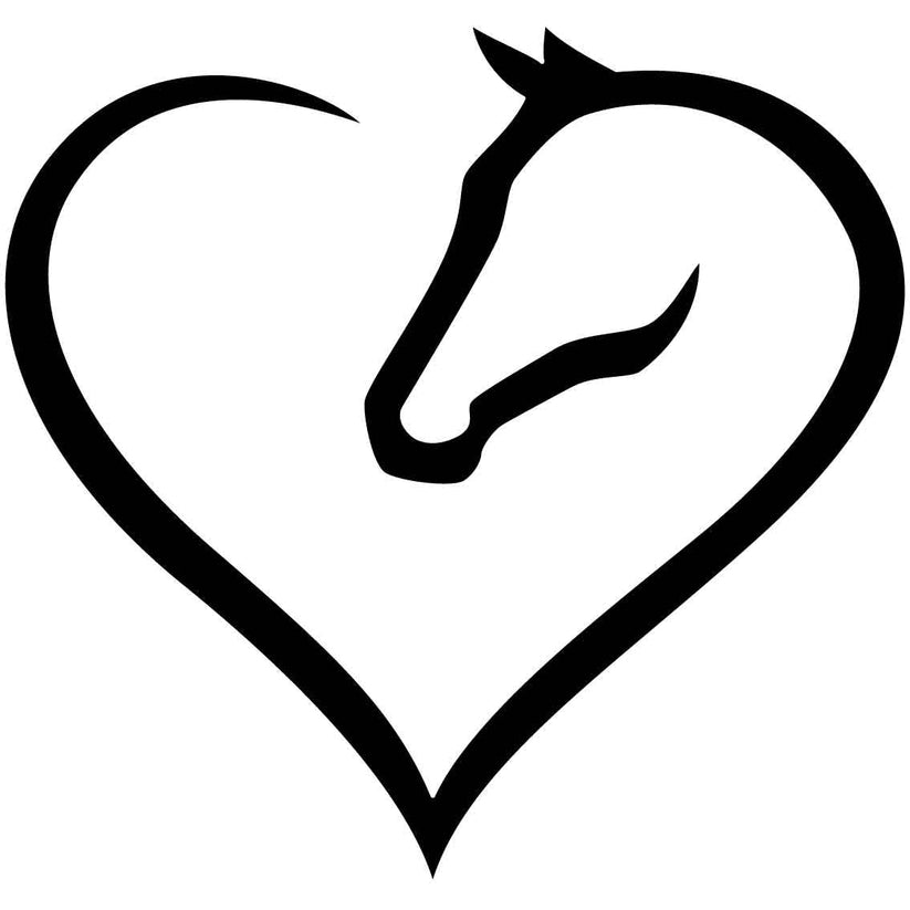 Horse Heart-DXF files cut ready for cnc machines-dxfforcnc.com – DXFforCNC