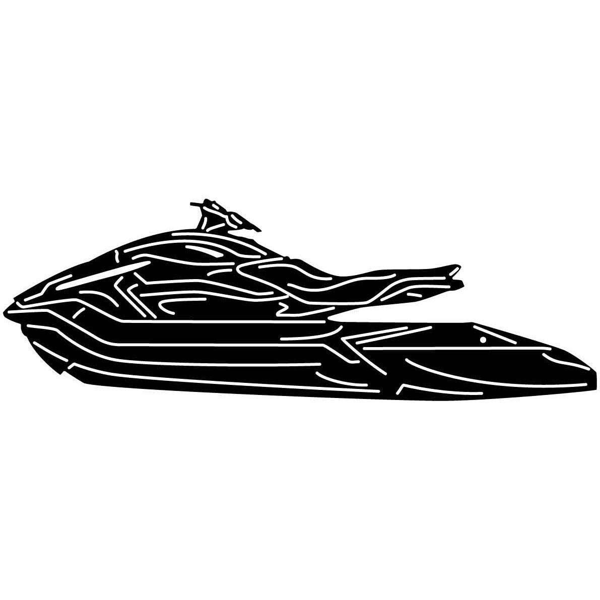 JetSki 13 DXF File Cut Ready for CNC