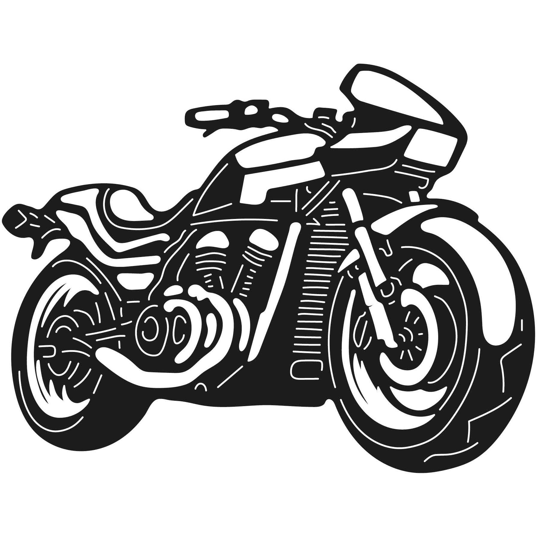 Motorcycles and Choppers 125 DXF File Cut Ready for CNC