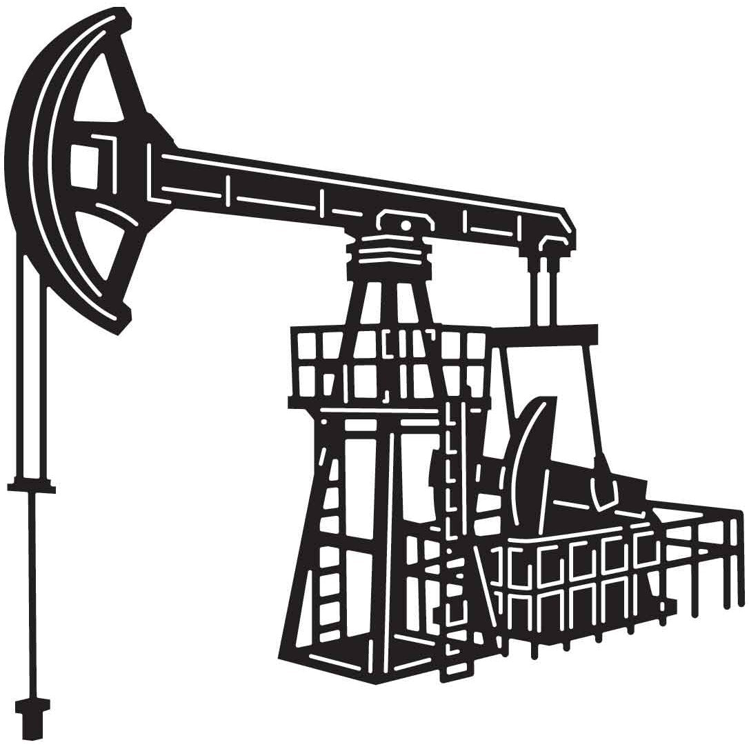 Oil PumpJack 08 DXF File Cut Ready for CNC