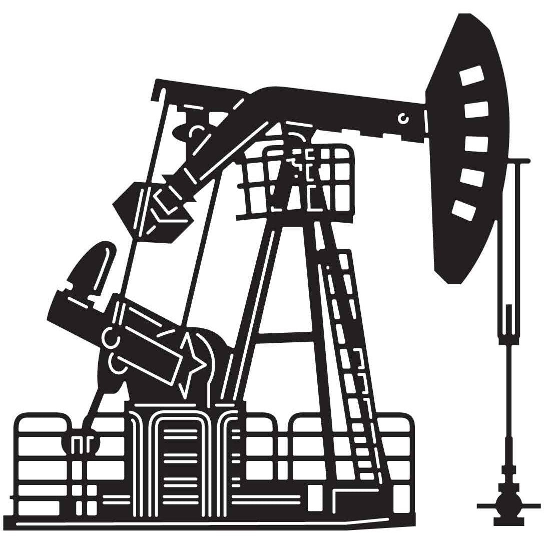 Oil PumpJack 09 DXF File Cut Ready for CNC