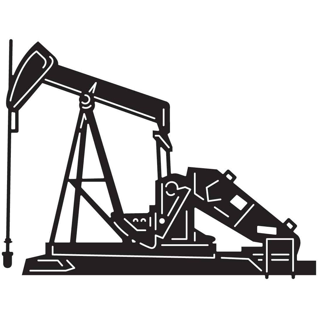 Oil PumpJack 10 DXF File Cut Ready for CNC