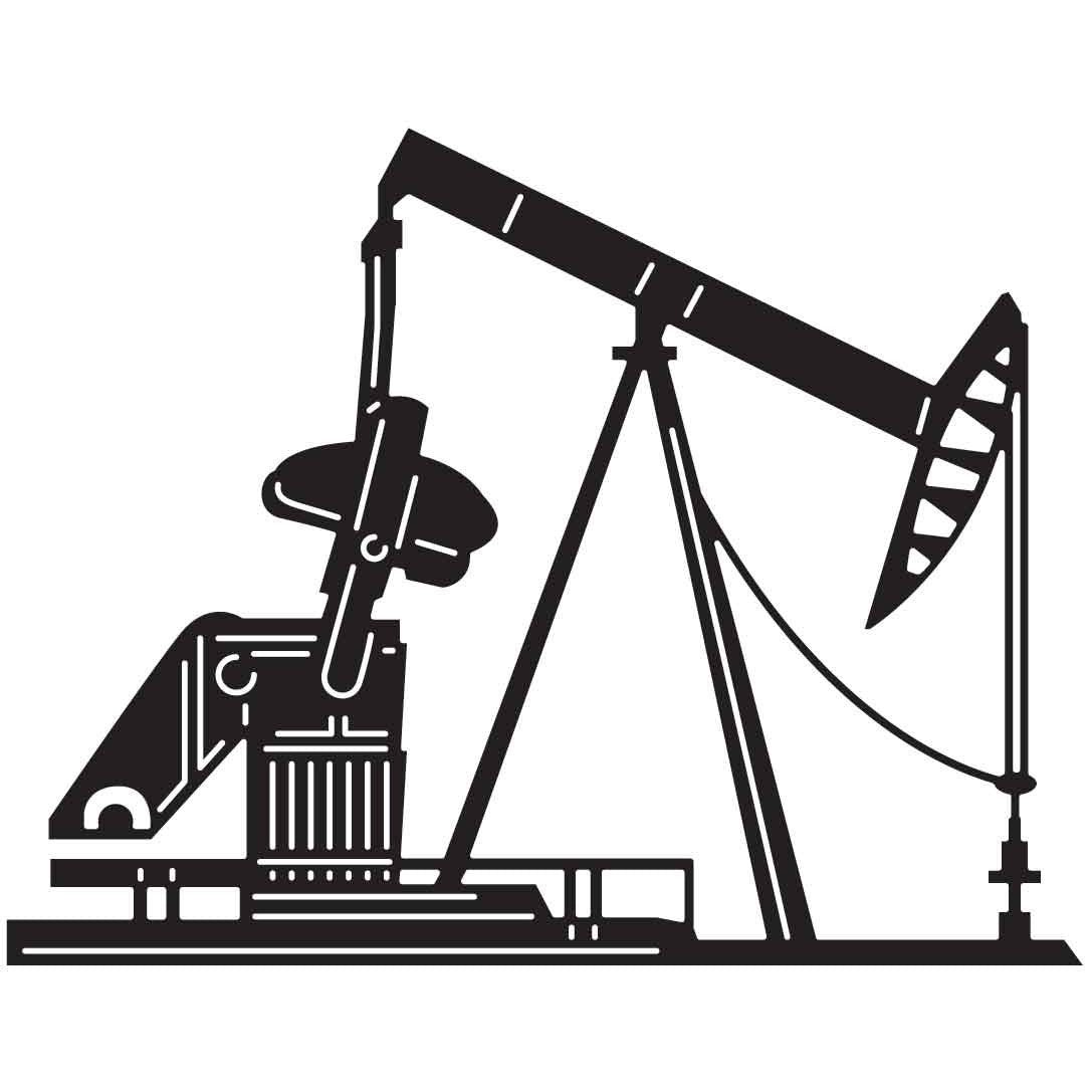 Oil PumpJack 12 DXF File Cut Ready for CNC