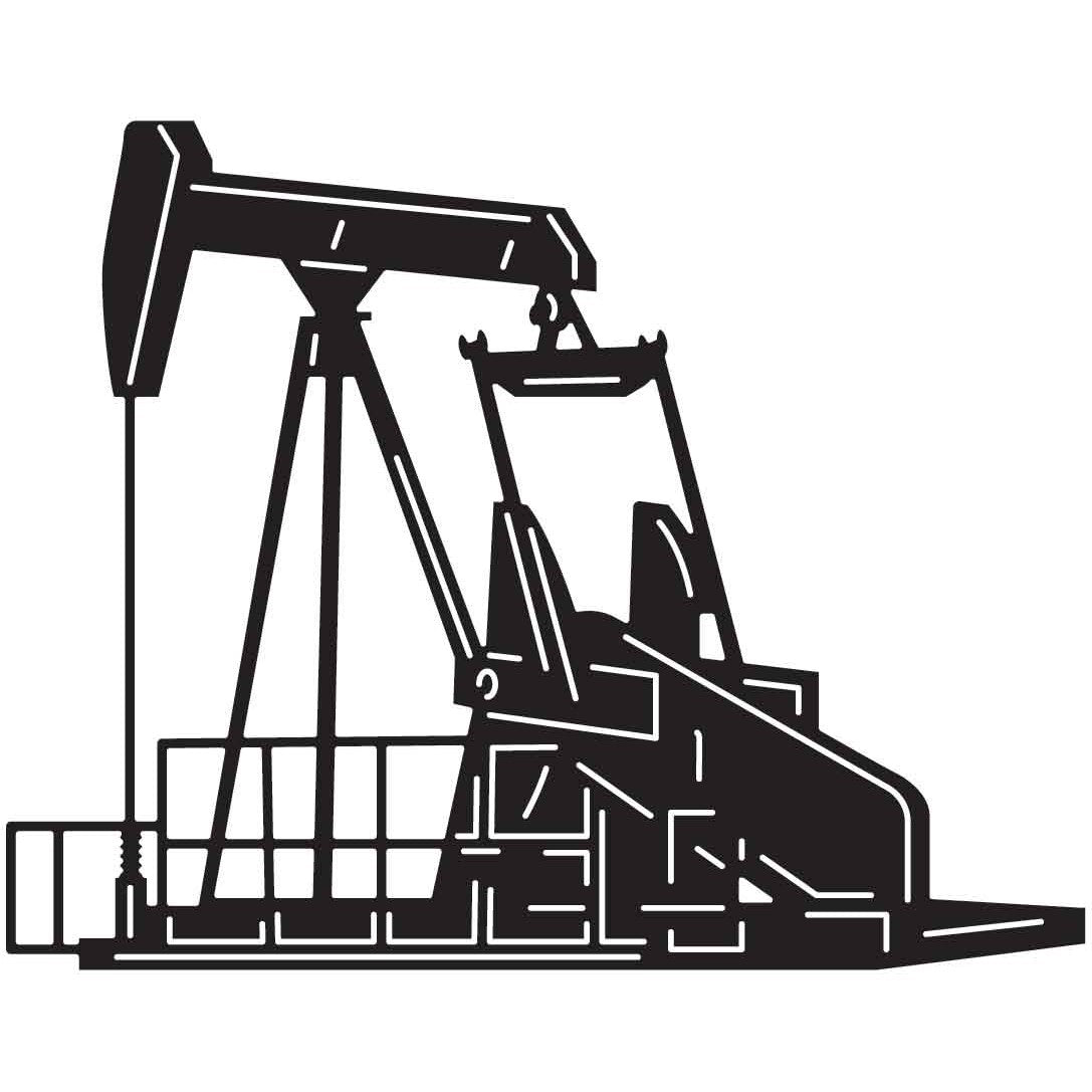 Oil PumpJack 17 DXF File Cut Ready for CNC