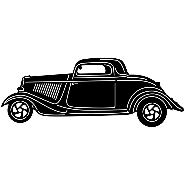 Old Red Car-DXF files cut ready for cnc machines-dxfforcnc.com – DXFforCNC