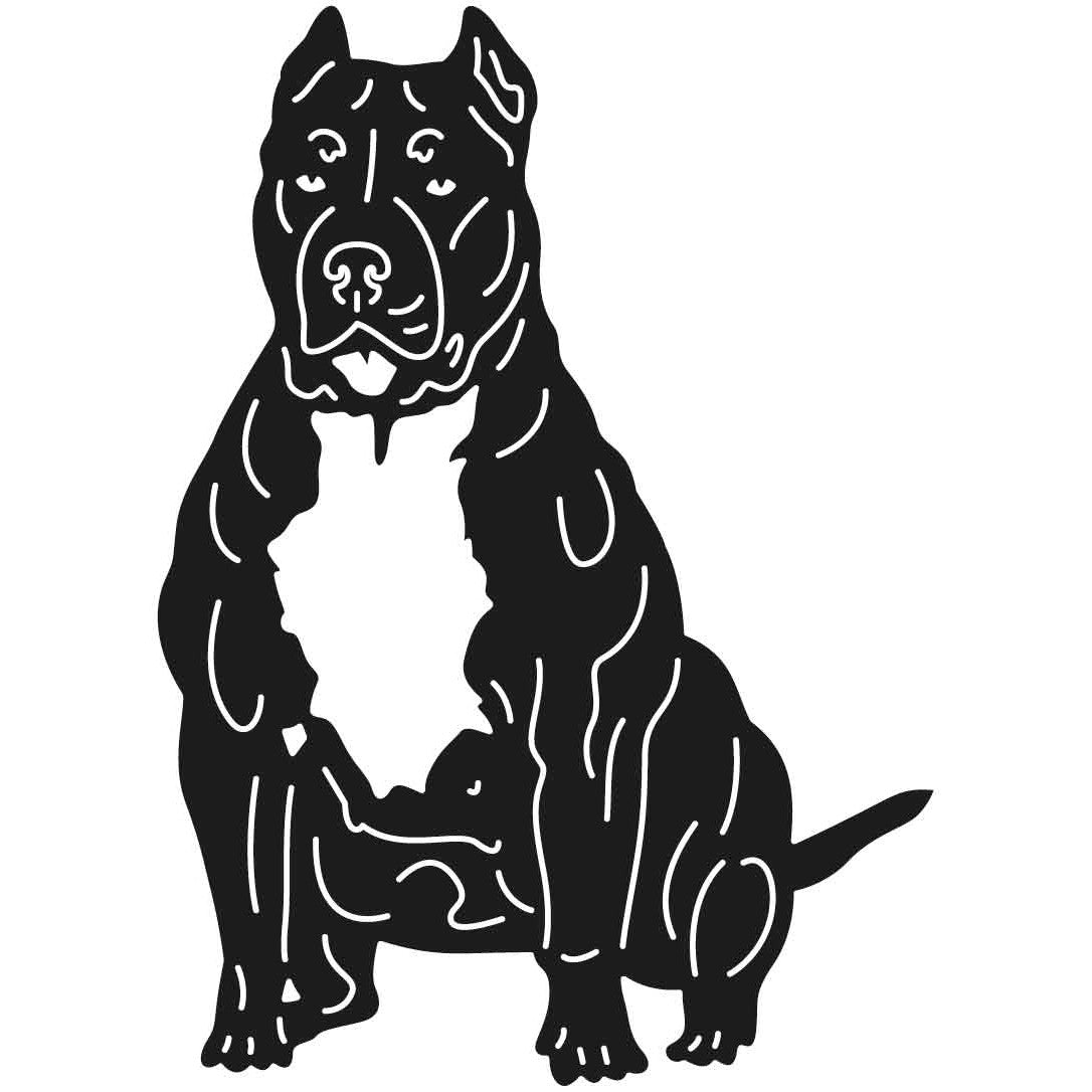 Pitbull Dogs 27 – DXFforCNC