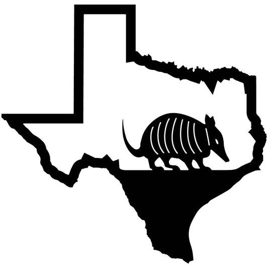 Texas Map armadillo