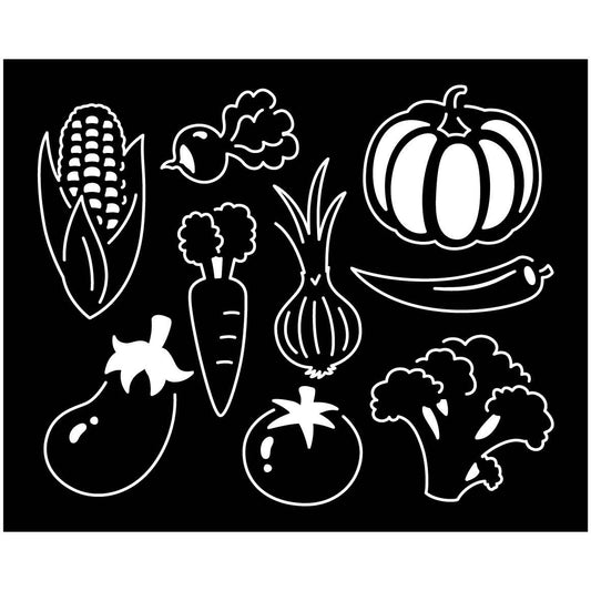 Vegetables Collection Free DXF File for CNC Machines-DXFforCNC.com