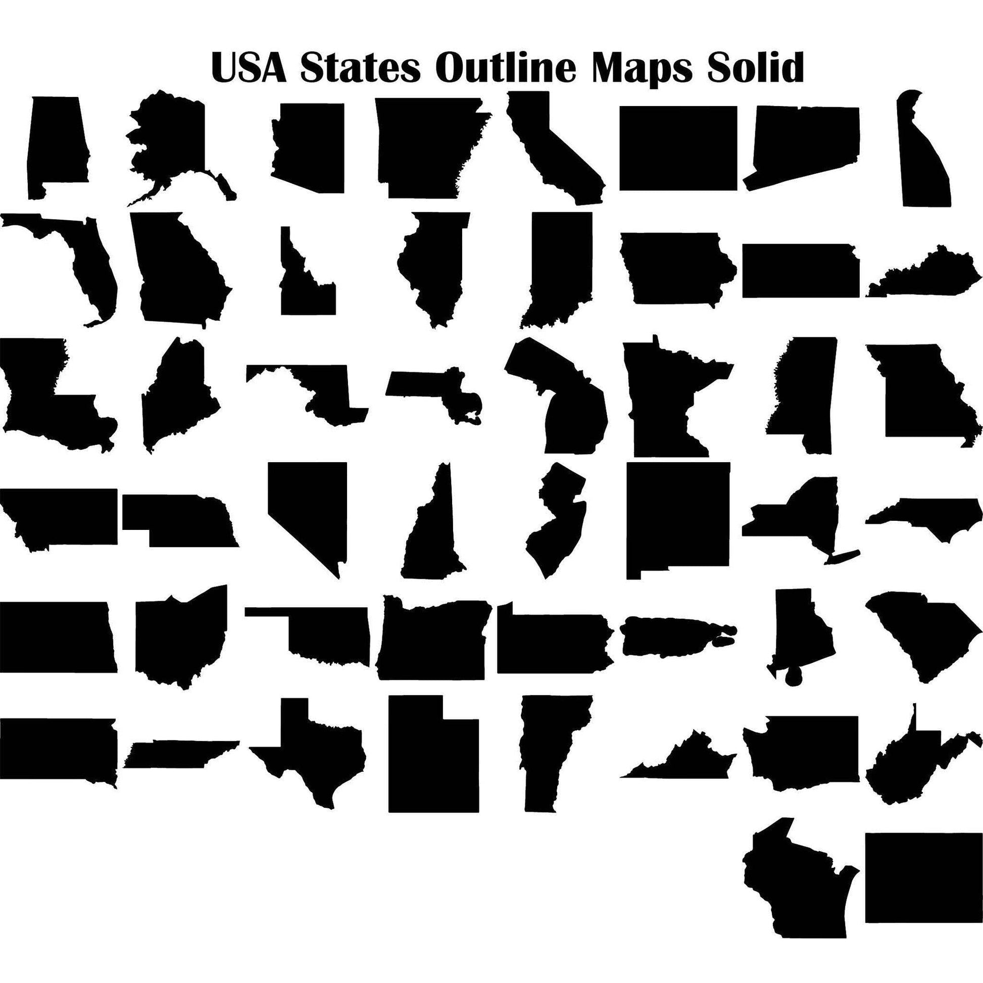 World Maps Outline-louisiana map square black white clipart